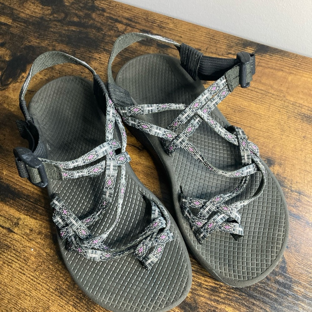 Chaco Womens Z Cloud X2 Strappy Sandals Size 8 Outdoor Hiking Travel Walking EUC